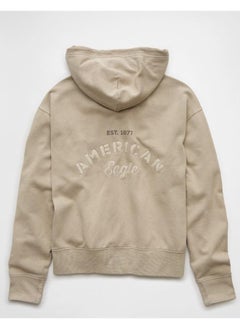 American Eagle Logo Graphic Drawstring Pullover Hoodie  - Image 4