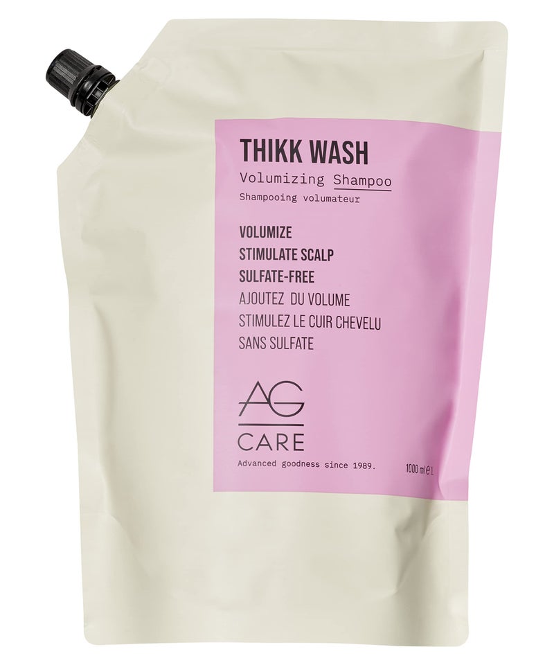 AG Care AG Hair Thikk Wash Volumizing Shampoo - Cleanse Scalp and Add Volume - Exclusive Regenerative Complex, 33.8 Fl Oz - Image 1