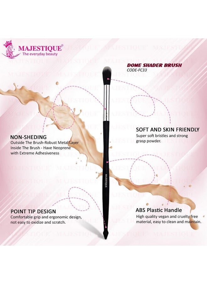 MAJESTIQUE Majestique Eyeshadow Blending Brush with Soft and Synthetic Bristles For Eye Makeup (Pack of 1)  - Image 3