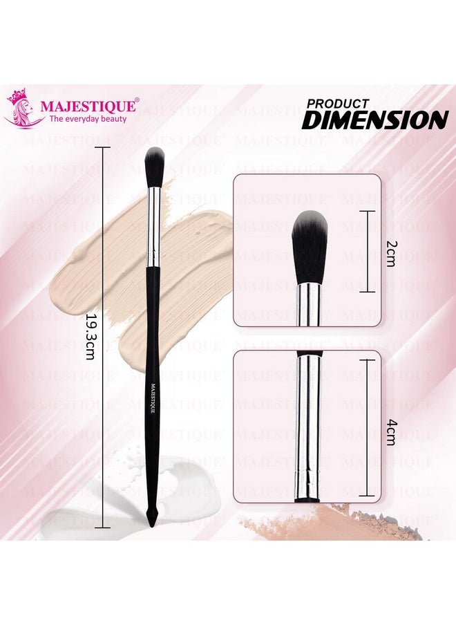 MAJESTIQUE Majestique Eyeshadow Blending Brush with Soft and Synthetic Bristles For Eye Makeup (Pack of 1)  - Image 2