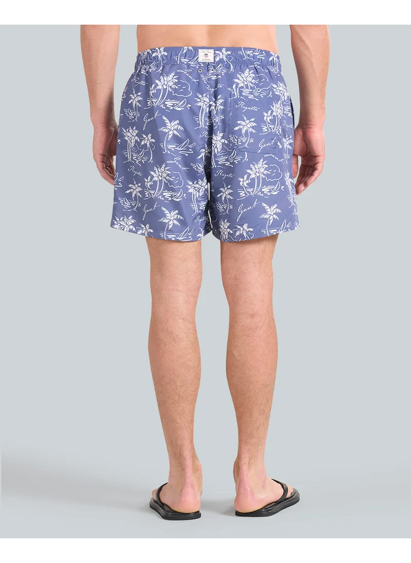 GANT Island Print Swim Shorts