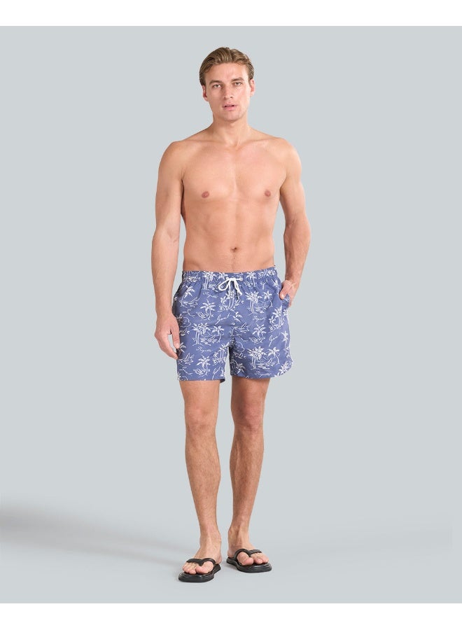 GANT Island Print Swim Shorts - Image 1