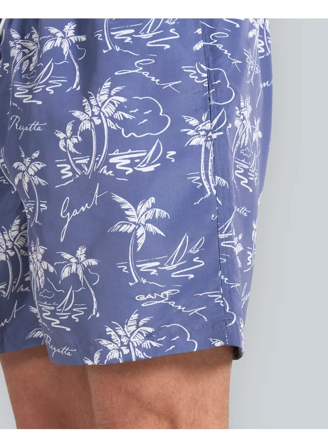 GANT Island Print Swim Shorts