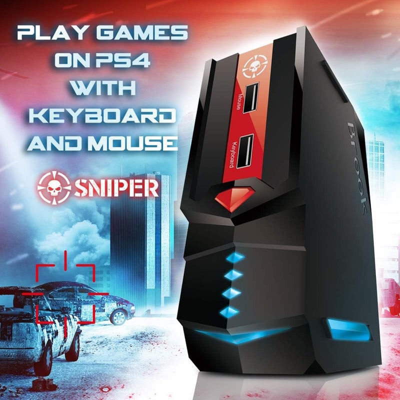 Brook Sniper - Precision Mouse and Keyboard Converter, to Play FPS Games Without a Controller, FPS Game Converter for PS4, PS3, Xb One, and Switch. for Splatoon 3, FPS Gaming Converter - Image 5