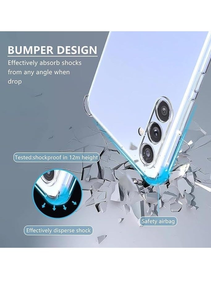 MIGOFAST Samsung Galaxy A16 Case, for Samsung A16 Phone Case Clear, Reinforced Corners Scratch Resistant TPU Rubber Soft Silicone Protective Cover for Samsung Galaxy A16 2024 - Image 4