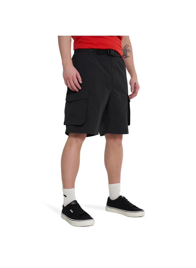 Termit شورتات رجالية سوداء EU 44-46، تيرميت، مقاس فضفاض، حزام مرن مع مشبك، 5 جيوب، مريحة وعملية للاستخدام اليومي - Image 3