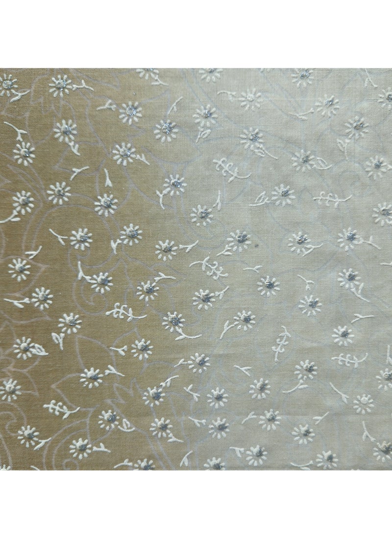 Generic 6.5 Yards Cotton Fabric, 41" Wide, Floral Print, Soft Breathable, Perfect for DIY Projects, Crafting, Sewing, Quilting, Home Decor, Dressmaking  - Image 1