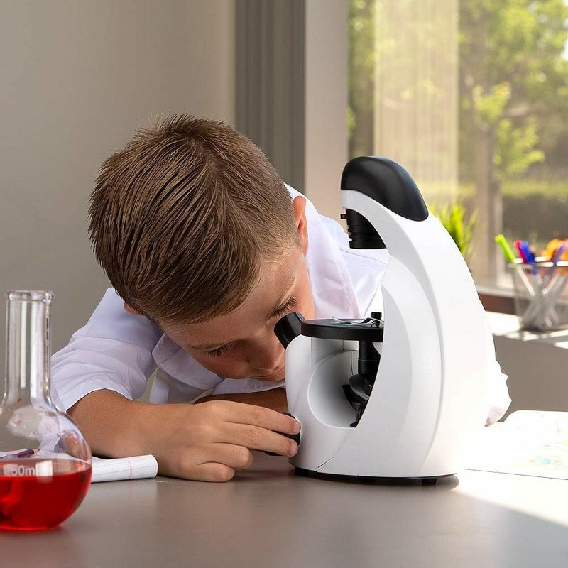 IQCrew by AmScope 40X-200X Kids Inverted Compound Microscope for Students - Image 5