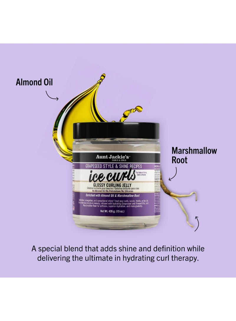 Aunt Jackie's Grapeseed Ice Curls Curling Gel, 426 G - Image 2