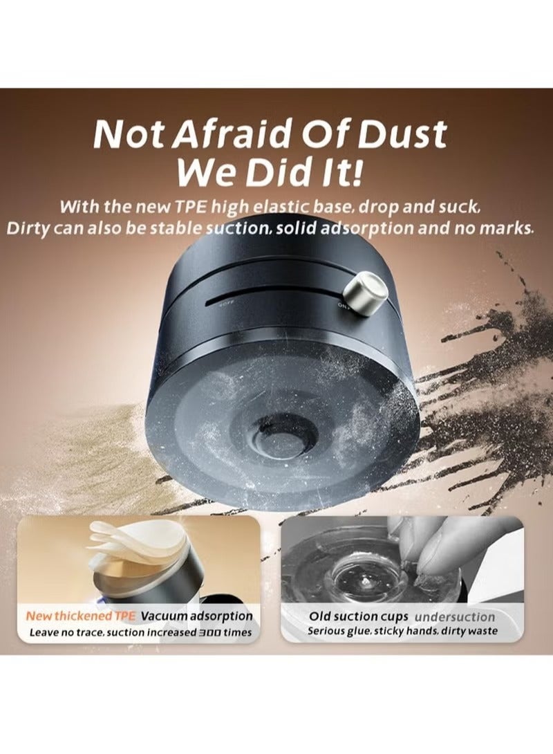 ريد ليف حامل هاتف مغناطيسي قابل للطي، حامل سيارة دوار 360 درجة، حامل دوار مزدوج الجوانب للسيارة والمرآة والصالة الرياضية والمطبخ، حامل هاتف محمول بدون استخدام اليدين - Image 4