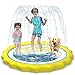 HITOP Kids Sprinklers for Outside Splash Pad for Toddlers  Baby Pool 3in1 60 Water Toys Gifts for 1 2 3 4 5 Year Old Boys Girls Splash Play Mat Ocean - Image 4