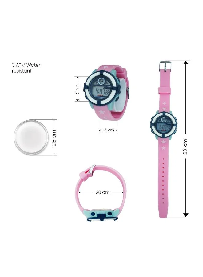 Curio  Kids's Plastic Digital Watch CU-8210L-5 - 36 mm  | Best Price UAE
