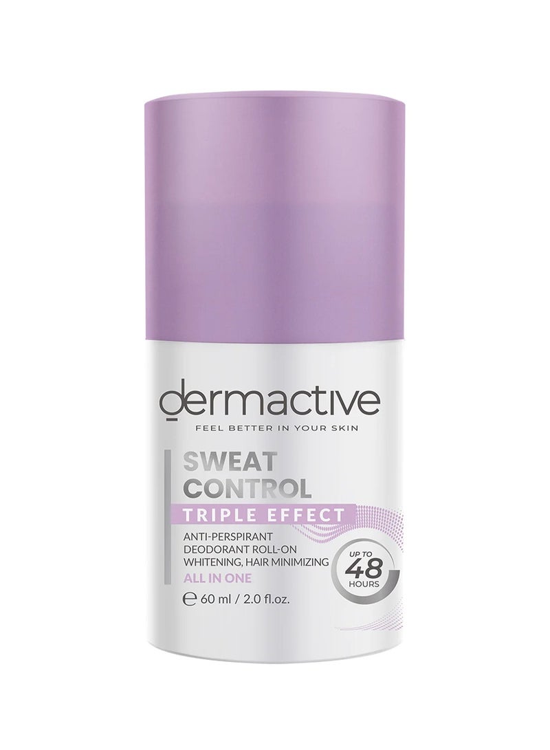 Dermactive Sweat Control Triple Effect Roll-On - 60 ml