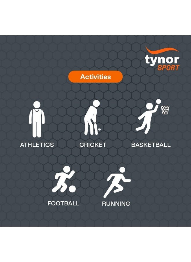 Tynor - TYNOR Knee Support Pro (Neo), Neoprene Support for Pain Relief, Sports, Gym & Recovery | Compression Knee Sleeve, Joint Support Brace for Men & Women - Black, Large, Pack of 1 - Image 1