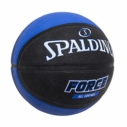 Spalding Rubber Force All Surface Basketball (Blue-Black),7 - Image 2