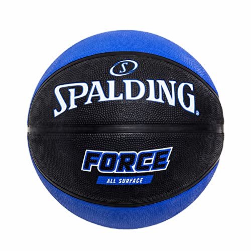 Spalding Rubber Force All Surface Basketball (Blue-Black),7 - Image 1