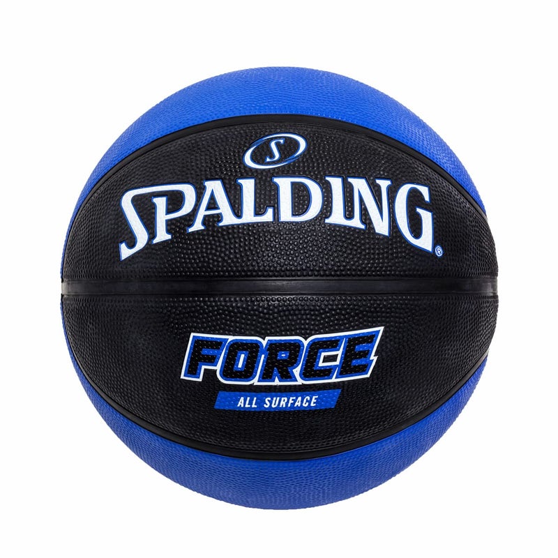 Spalding Rubber Force All Surface Basketball (Blue-Black),7 - Image 5