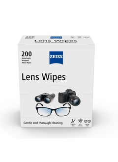 Lens Cleaner Wipes For Glasses Cameras And Binoculars Disposable Cloths In Sachets Spectacle Cleaning On The Go Pack Of 200