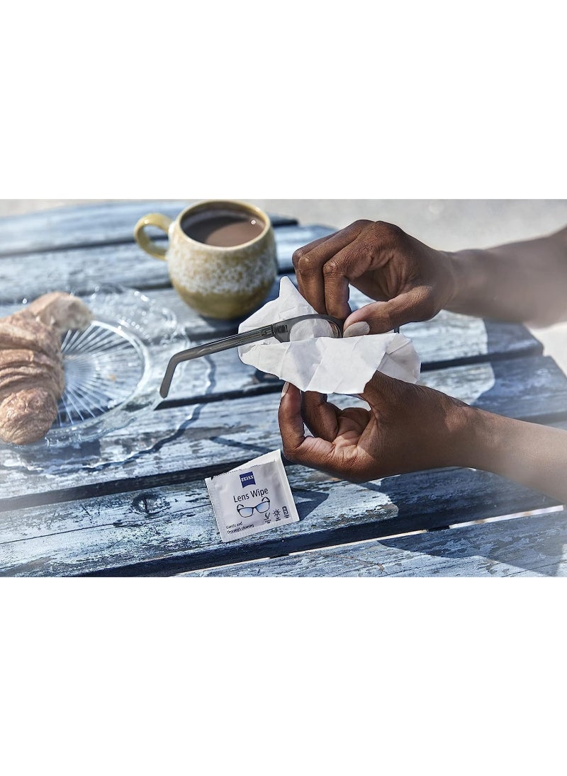 Zeiss - Lens Cleaner Wipes For Glasses Cameras And Binoculars Disposable Cloths In Sachets Spectacle Cleaning On The Go Pack Of 200 - Image 1
