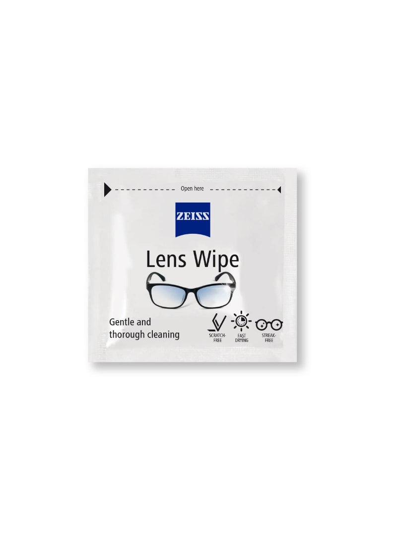Zeiss - Lens Cleaner Wipes For Glasses Cameras And Binoculars Disposable Cloths In Sachets Spectacle Cleaning On The Go Pack Of 200 - Image 1