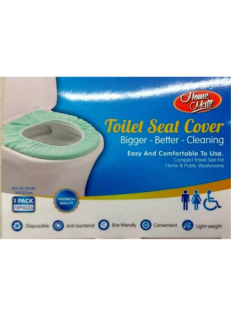 Home Mate Toilet Seat Cover 10 Pcs Pack - Image 1