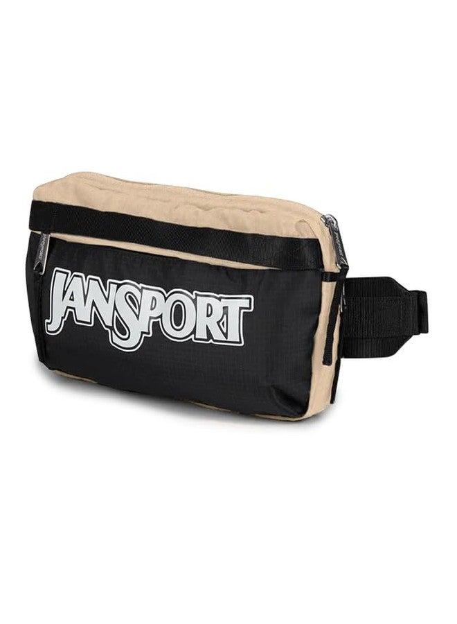 JanSport Washington Waistpack Fanny Pack - Stylish, Durable Waist Bag with Adjustable Belt, Main Zippered Pocket, Quick Stash Pocket,Travel Essentials, Travertine - Image 3
