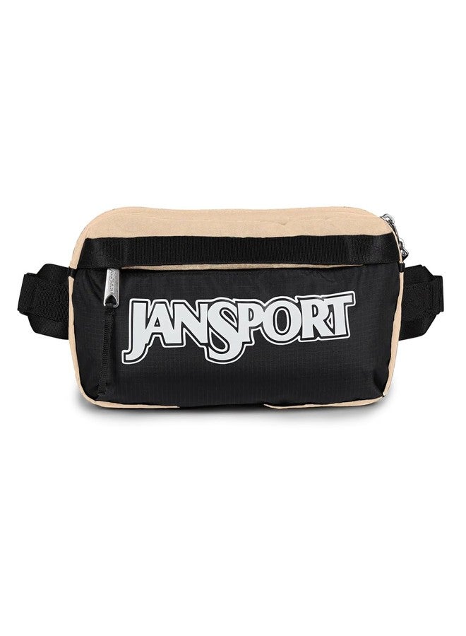 JanSport Washington Waistpack Fanny Pack - Stylish, Durable Waist Bag with Adjustable Belt, Main Zippered Pocket, Quick Stash Pocket,Travel Essentials, Travertine - Image 1