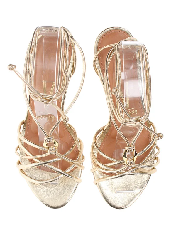 VIZZANO Mid Heels Sandals for Women – Sling Back Heel Sandals for Girls with Ankle Strap