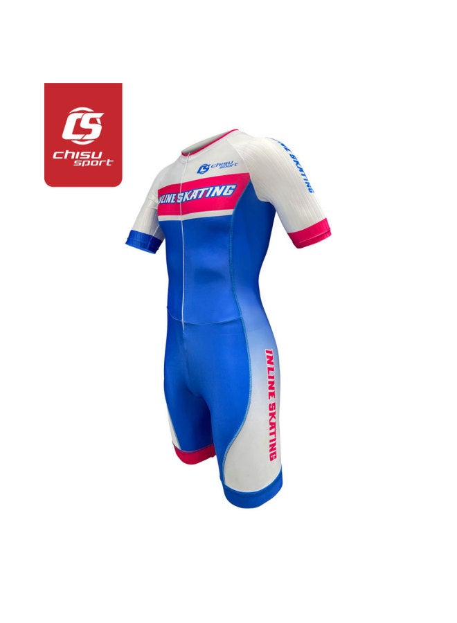 Summer Short-sleeved Breathable Quick-drying Adult Men's And Women's Roller Skating Suit Speed Skating Suit Riding Suit Balance Car Racing Suit