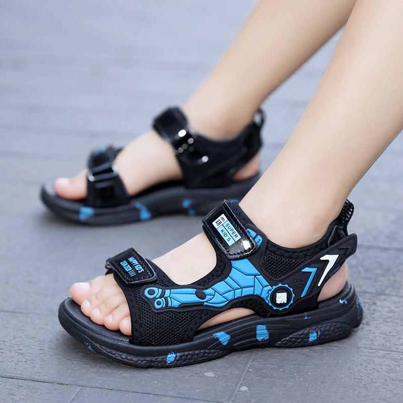 Boys Sandals Korean Style Summer Baby Children'S Soft Sole Shoes Student Beach Shoes - Image 2