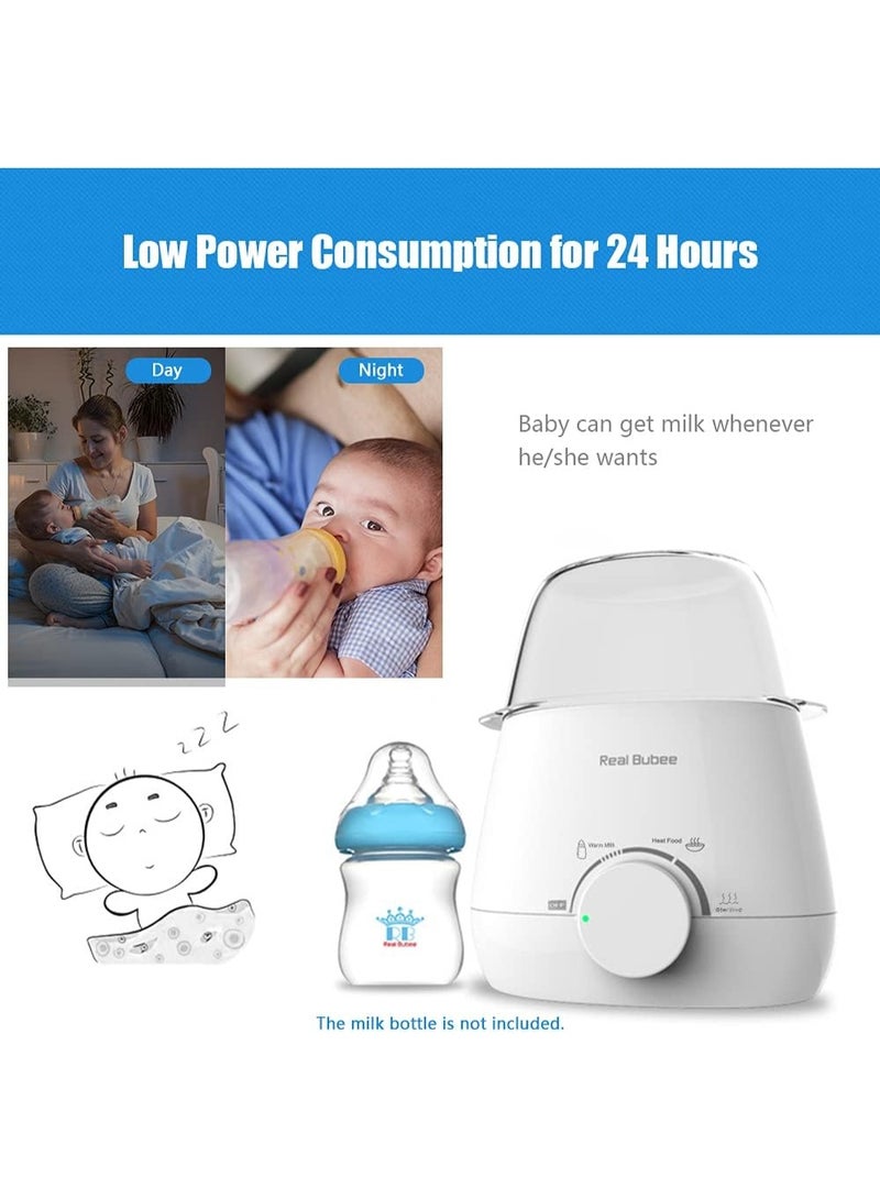 Real Bubee Modern Baby Bottle Warmer with Multi-Function Settings Stylish and practical, this device warms milk, heats food, and sterilizes bottles. Ideal for parents seeking efficiency, reliability, and a clean feeding environment. - Image 5