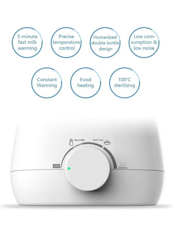 Real Bubee Modern Baby Bottle Warmer with Multi-Function Settings Stylish and practical, this device warms milk, heats food, and sterilizes bottles. Ideal for parents seeking efficiency, reliability, and a clean feeding environment. - Image 4