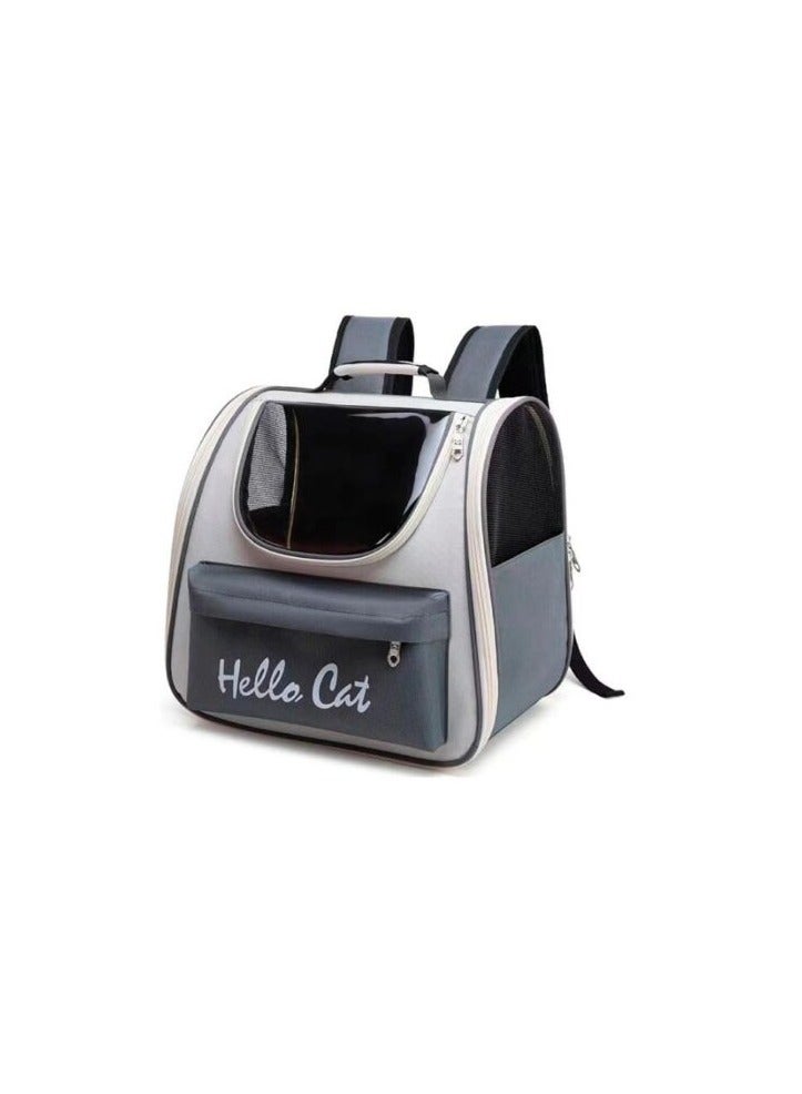 Generic Cat Backpack Carrier – Spacious, Comfortable, and Breathable Pet Backpack for Cats and Small Pets – Safe, Secure, and Stylish Design for Travel, Hiking, and Outdoor Adventures – Clear View Window and Ventilated Mesh for Comfort
