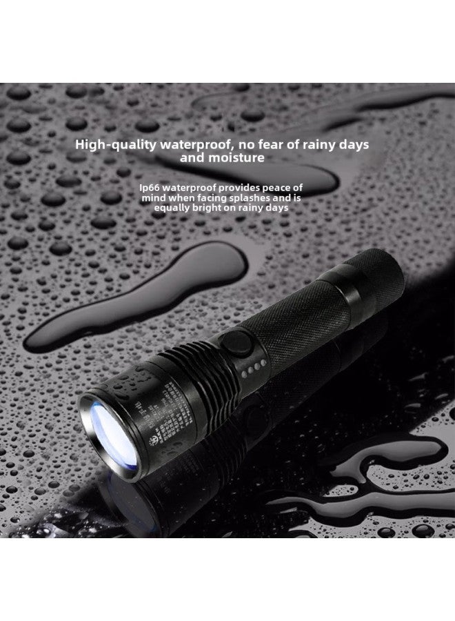 JW7632 USB Rechargeable Outdoor LED Flashlight Emergency Searchlight Flashlight Manufacturers Supply-Product Specifications:Direct Charging - Image 4