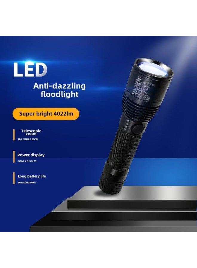 JW7632 USB Rechargeable Outdoor LED Flashlight Emergency Searchlight Flashlight Manufacturers Supply-Product Specifications:Direct Charging - Image 1