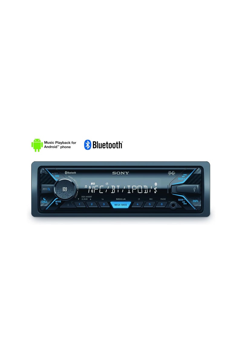 Sony DSX-A416BT Car radio With Dual Bluetooth, NFC, USB and AUX connection and Apple iPod/iPhone Control, 35000 Colours and Handsfree - Multi-Colour Visit the Sony Store - Image 1