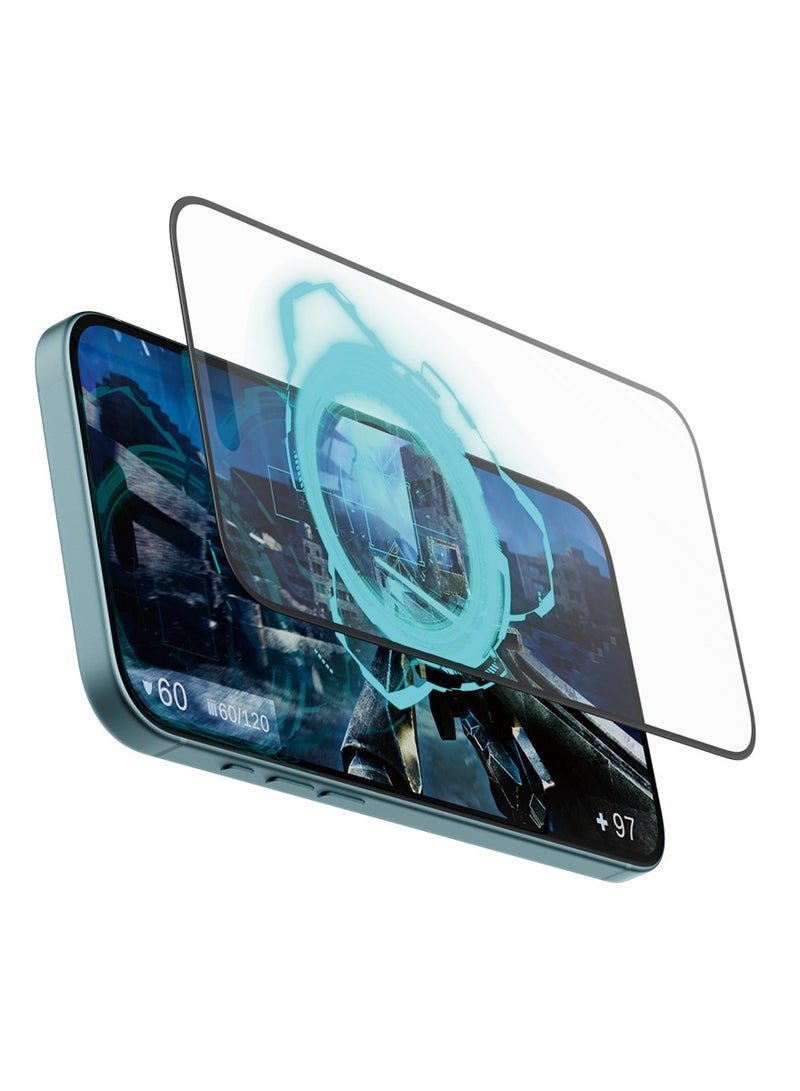 PanzerGlass حماية شاشة زجاجية غير لامعة من بانزر جلاس® لجهاز آبل آيفون 16 بلس، EasyAligner، مضادة للتوهج ومضادة لبصمات الأصابع، زجاج مقسى، حساسية لمسية عالية، سطح سلس للغاية - Image 2