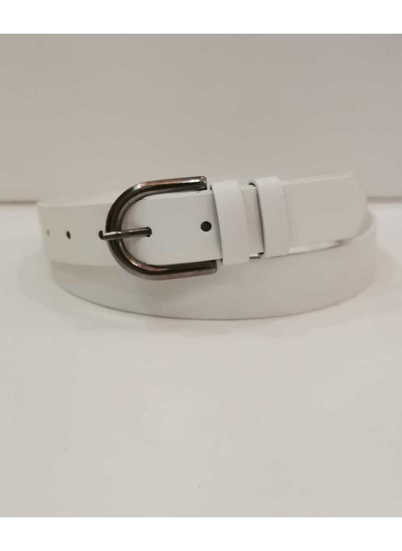Tekno Trust - Black Women's Belt Black-Tan-White 3 Colors Width 3.cm Artificial Leather - Image 1