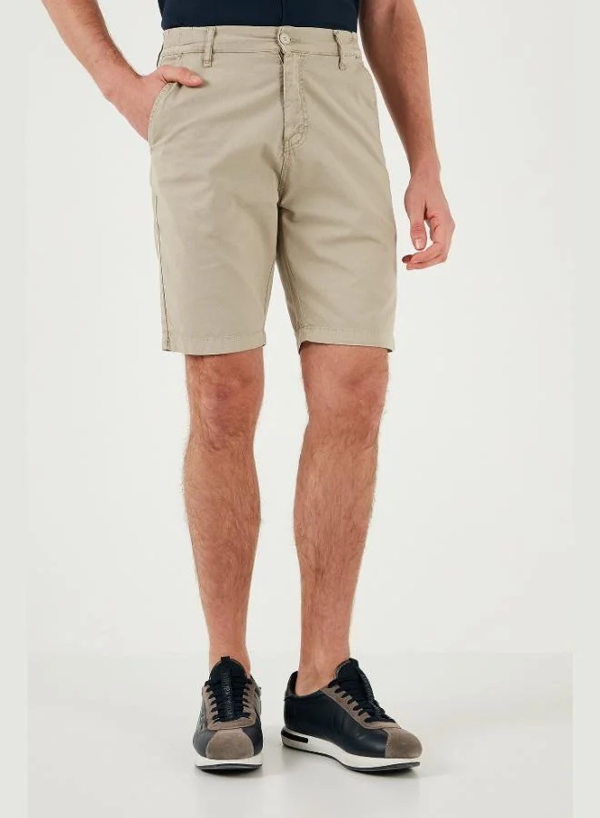 Buratti  Buratti Cotton Slim Tapered Bermuda Shorts Men's SHORTS 4503S67SMILANO for Men | Best Price UAE