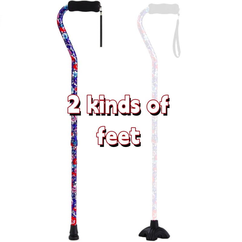 LIXIANG Elegant Walking Cane for Women, Foldable & Adjustable Cane for Seniors with Self-Standing Tip | Lightweight Mobility Aid for Stability & Balance Support - Image 4