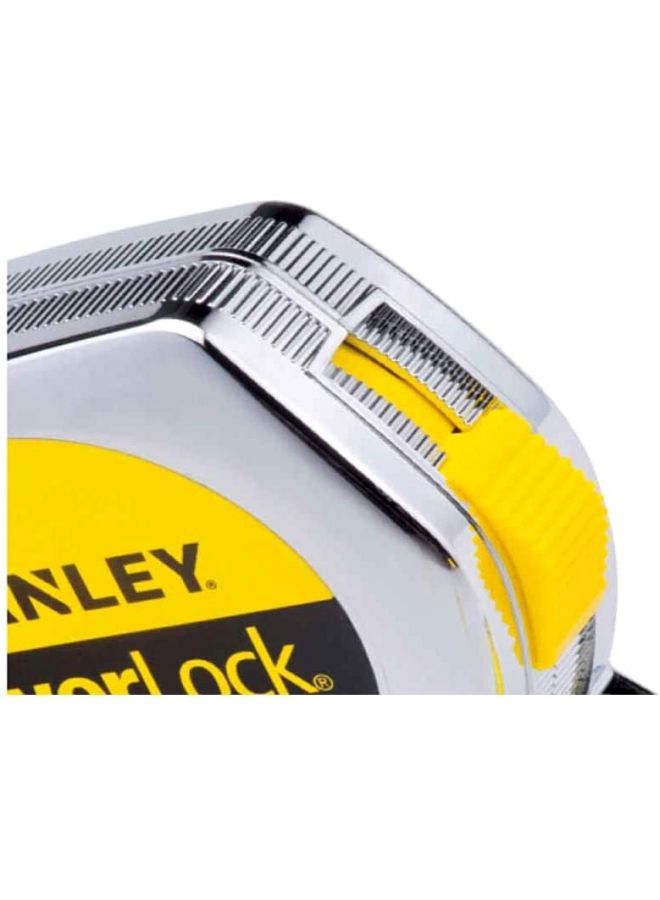 NIBEMINENT Power Lock Measuring Tape Silver/Black/Yellow 5meter - Image 3
