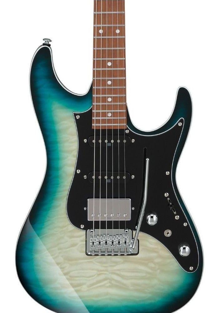 ايبانيز غيتار كهربائي إيبانيز بريميوم AZ24P1QM - لون أشقر محيطي عميق - Image 4