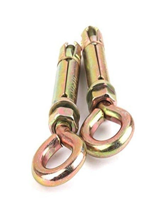 MINSALES Anchor Round Close Brass Hook Fasteners, Brass Hook (Color - Golden) 8mm (12) - Image 4