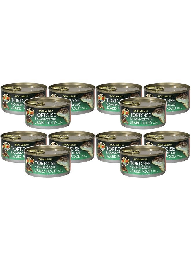 زوو ميد طعام Zoo Med Land للسلاحف والسحالي آكلة اللحوم - معلب 6 أونصة - عبوة من 12 قطعة