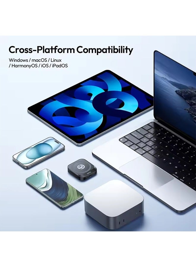 يولانزي علبة Ulanzı MA55 المغناطيسية 10 جيجابت في الثانية M.2 NVMe SSD سعة تخزين 2 تيرابايت احترافية مع مروحة تبريد لـ USB 3.2 الجيل الثاني / الجيل الأول / USB 2.0 / USB 1.1 - Image 4