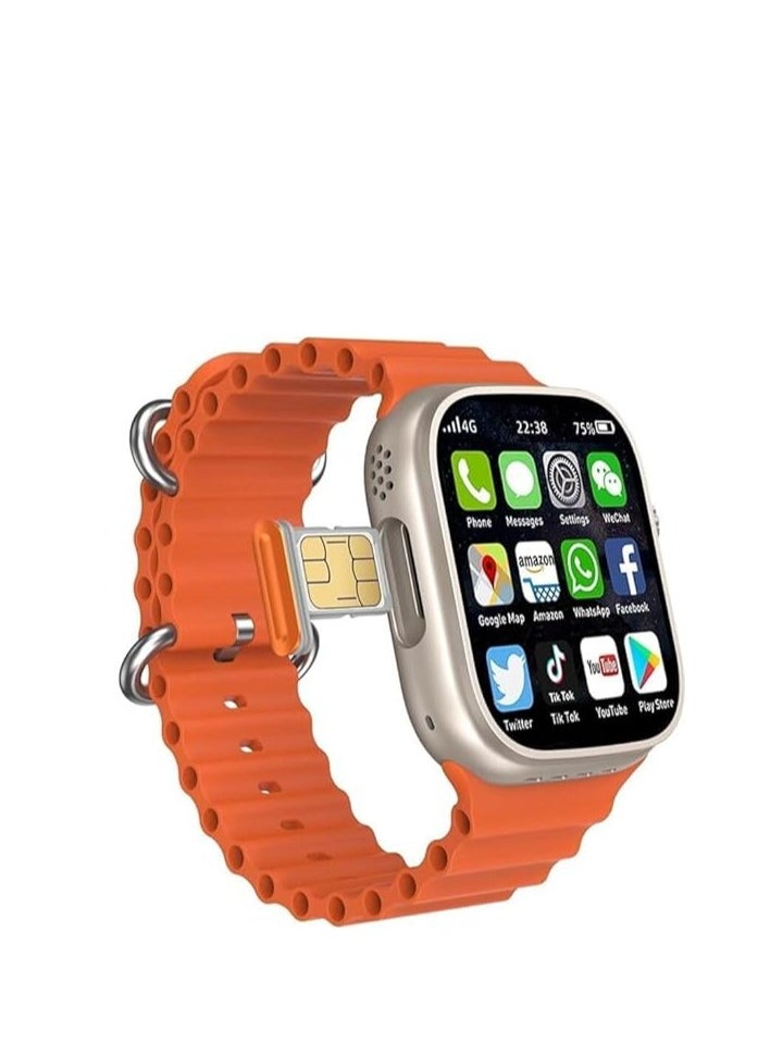 modio - Modio 4G Ultra SIM 2.2 Inch HD Display Smart Watch - Image 1