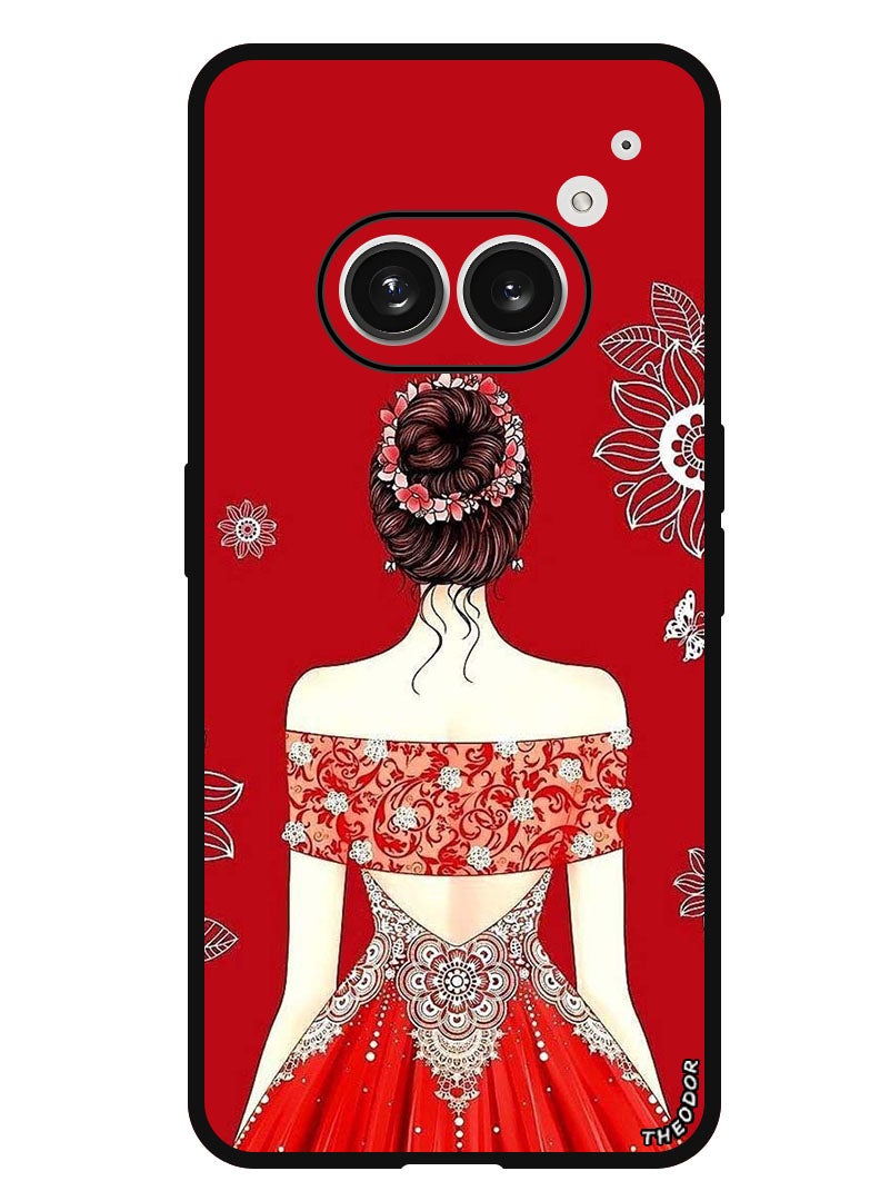 Theodor Protective Case Anti Scratch Shock Proof Bumper Cover For Nothing Phone (2a) Cute Ladyy - Image 1
