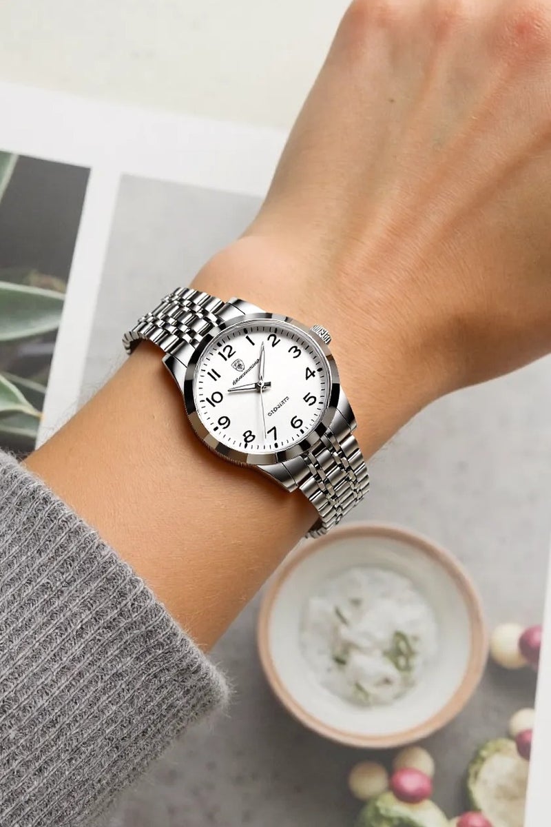 POEDAGAR Women Watch, Waterproof Luminous Women's Watch Quartz，Women's Wrist Watches 27mm - Image 2