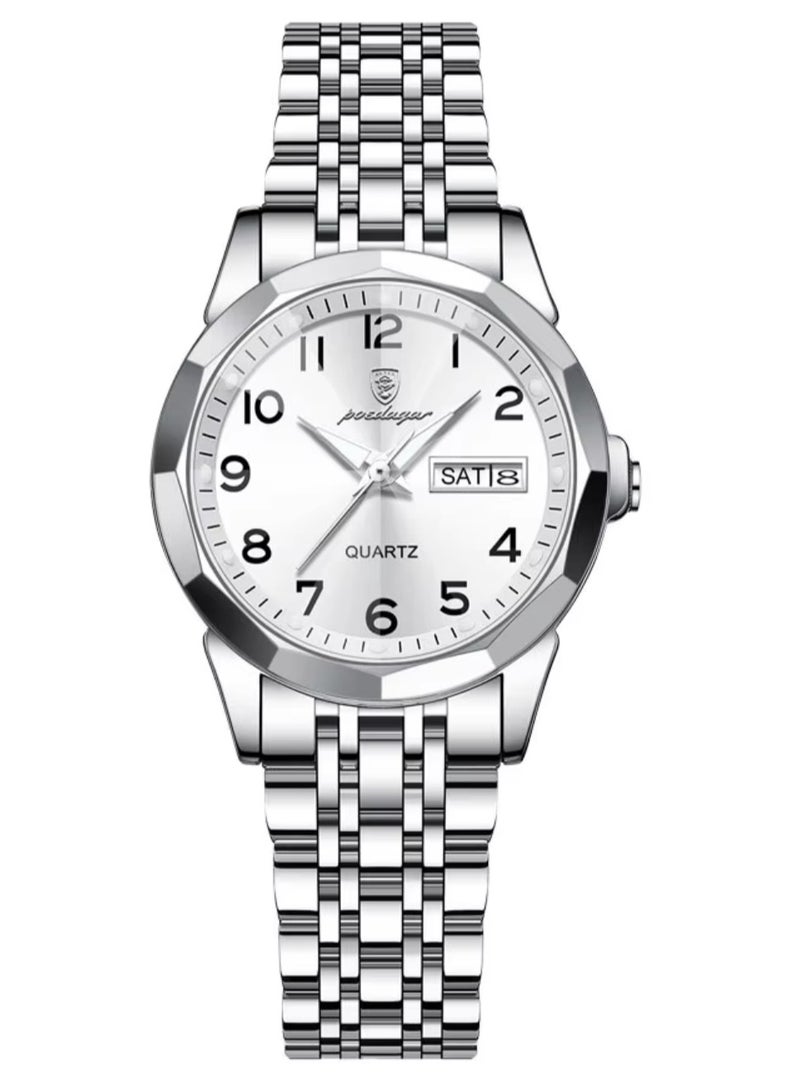 POEDAGAR Women Watch, Waterproof Luminous Women's Watch Quartz，Women's Wrist Watches 27mm - Image 3