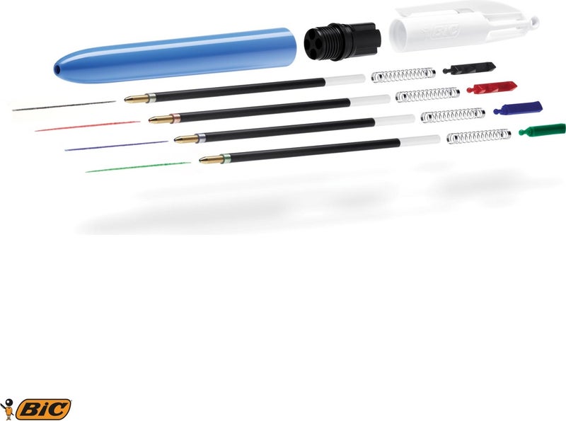 Bic 4 Colors Medium Ballpoint Pen Box of 12 - Image 2